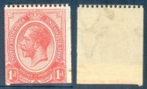 South Africa 1914. 1d COIL STAMP Join And Hole (UHB R2 V3 V6). SACC 18*, SG 19*. - Ungebraucht