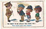 Cpa Illustrateur, Signée Donald Mac Gill - Enfants, Militaire - Mc Gill, Donald