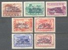 1944 GREECE CHILDREN'S CAMP FUND OVERPRINTS MICHEL: 485-486, 488-489, 490, 492, 494 MNH ** - Nuovi