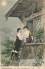 FEMMES - FRAU - LADY - Jolie Carte Fantaisie Couple Amoureux Tyrolien Signée CHARLES SCOLIK - WIEN - Scolik, Charles