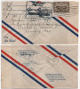 Enveloppe Adressée De EDMONTON AL TA (Flamme) A WINNIPEG, MAN (Cachet AKLAVIK N.W.T. (81774) - Erst- U. Sonderflugbriefe