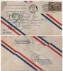 Enveloppe Adressée De EDMONTON AL TA (Flamme)a WINNIPEG,MAN (Cachet FORT PROVIDENCE NWT(81777) - First Flight Covers