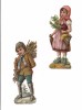 2 DECOUPIS ENFANTS NEIGE  FAGOT DE BOIS PETIT SAPIN DE NOEL - - Kerstmotief