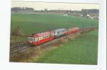 PRES DE NEUILLE PONT PIERRE (37) UN AUTORAIL X 2400 ET X 2100 ASSURANT LE TRAIN 7110 TOURS LE MANS MAI 1984 - Neuillé-Pont-Pierre