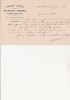 FACTURE - LETTRE  FABRIQUE D'HUILES FERDINAND MICHEL - VILLARS LES DOMBES -AIN  - ANNEE 1904 - Food