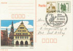 POSTKARTE   DACHAU    1990     (SCRITTA) - Cartes Postales Illustrées - Oblitérées