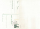 POSTKARTE   MIT  ANTWORTKARTE    REGENSBURG    2 SCAN   1990 - Postcards - Used