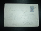 LETTRE TP 25 Surchargé TE OBL. 8 AMP 19 KEPKYPA + CACHET TRIANGLE 25 M.A Pour Jean PASQUA +Arrivée OBL.MEC. PLACE CHOPIN - Cartas & Documentos