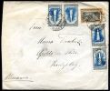 ARGENTINA TO GERMANY Cover 1910, W/Pet # 148 X 4 + 154, VF - Lettres & Documents
