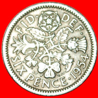 ★LAST TYPE: UNITED KINGDOM ★ 6 PENCE 1954! LOW START ★ NO RESERVE! - H. 6 Pence