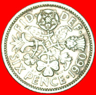 ★LAST TYPE: UNITED KINGDOM ★ 6 PENCE 1960! LOW START ★ NO RESERVE! - H. 6 Pence