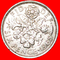 ★LAST TYPE: UNITED KINGDOM ★ 6 PENCE 1965! LOW START ★ NO RESERVE! - H. 6 Pence