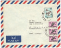 TURCHIA - Turkey - TURKIYE - 1969 - Airmail - 4 Stamps - Viaggiata Da Karaköy Per Bielefeld, Germany - Brieven En Documenten