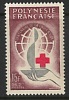 POLYNESIE   1963     CROIX ROUGE N° 24  NEUF *  COTE 15.50 € - Neufs