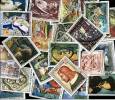 FRANCE Lot 50 Timbres TABLEAUX Tous Differents Oblitérés - Colecciones Completas