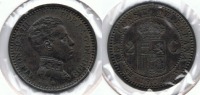 ESPAÑA ALFONSO XIII 2 CENTIMOS PESETA 1904 Q3 - Collections