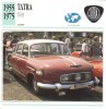 Tatra  T603  -  1955  -  Fiche Technique Automobile (Czechoslovakia) - Auto's