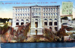 Monaco. Le Musée Océanographique. Vue Prise De La Mer - Ozeanographisches Museum