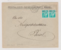 Heimat BS Basel 1936-04-23 Brief Portofreiheit Gr#553 Pestalozzi - Franchigia