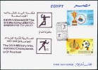 Egypt 1993 First Day Cover FDC 9TH HANDBALL WORLD CHAMPION FOR YOUTH & MILITARY FOOTBALL - SOCCER - SPORTS - Cartas & Documentos