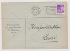 Heimat BS Basel 1936-02-03 Brief Portofreiheit Gr#544 Frauenverein St Matthäus - Vrijstelling Van Portkosten