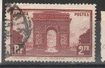 FRANCE N° 258 2F BRUN ROUGE ARC DE TRIOMPHE A PARIS BIVIL AU LIEU DE BIVEL OBL - Nuovi