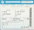 Railway (train) Ticket - Osijek / Beli Manastir / Osijek, 17./18.8.2014., Croatia (two Way Ticket) - Europe