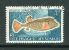 COTE DES SOMALIS - Y&T N°295- Oblitéré (poisson) - Used Stamps