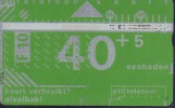 NEDERLAND - PTT TELECOM  Eenhede 40 + 5  Used - Openbaar