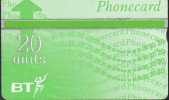 BRITISH TELECOM - Phonecard 20 Units  Used - BT Global Cards (Prepaid)