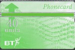 BRITISH TELECOM - Phonecard 40 Units  Used - BT Global Cards (Prepaid)