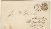 LBL23B - PRUSSE ENVELOPPE 3S BISTRE  BERLIN / ?? - Postal  Stationery