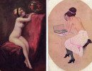 5 CPA (femme Dénudée) De Raphael KICHNER - Kirchner, Raphael