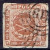 DENMARK  #  FROM 1854   MICHEL DK 4 I - Usado