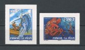 POLYNESIE 2011 N° 951/952 ** Neufs = MNH  Superbes Humour La Pêche Dessins Humoriste Gotz Poissons Fishes Plongeur - Nuevos