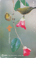 Télécarte Japon / NTT 391-144 - Animal - OISEAU - Fauvette - Zosterops BIRD Japan Phonecard - Vogel Telefonkarte - 4050 - Songbirds & Tree Dwellers