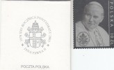 Polonia 2003 -  Congiunta Con Vaticano  1 Stampon Silverfoll 25^ Ann. Designation Of Card, Wojtyla As Giovanni Paul II - Ongebruikt