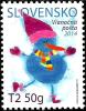 Slovakia - 2014 - Christmas Post - Mint Scented Stamp - Unused Stamps