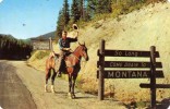 Official Montana Gate Of Exit, Typical Of All Major Highway That Cross State Lines From This Sprawling State - 18258-B - Andere & Zonder Classificatie