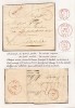 2 L. Avec Càd THUIN (types Différents) 1842 Et 45 Dont PORT PAYE - Sonstige & Ohne Zuordnung