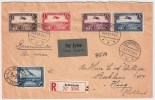 Luxemburg, 1931, Reco-Luftpost Mit Belgien-Frankatur Für Luftpost Gebühr ! ,  #3941 - Storia Postale