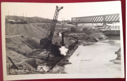 26 Drome DONZERE MONTDRAGON Canal Du Rhone Avril 1952 (carte Photo Unique) - Donzere