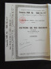 Action 900 Frs Tanneries CARA Fils & Cie Societe En Commandite Par Action Siège Social à Romans  Share Coupons - S - V