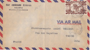 15595# NOUVELLE CALEDONIE 10 Fs DULAC SEUL LETTRE Obl NOUMEA 1946 Cote 100 Euros Pour TROYES AUBE - Briefe U. Dokumente