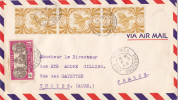 15596# NOUVELLE CALEDONIE LETTRE Obl NOUMEA 1946 Pour TROYES AUBE - Briefe U. Dokumente