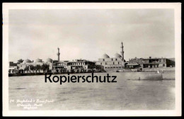 ALTE FOTO POSTKARTE BAGHDAD'S RIVER FRONT TIGRIS MOSQUE Bagdad Irak Iraq Cpa Photo Postcard AK Ansichtskarte - Iraq