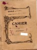 Cahier De Devoirs D´écolier 1918: Devoirs De Français, Grammaire, Dictées, De Calcul (problèmes). - Diplômes & Bulletins Scolaires