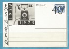 BRIEFKAART 1979 . POSTMUSEUM ** ONGEBRUIKT ..   ZIE / VOIR SCAN ..................PK24 - Storia Postale