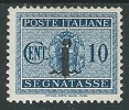 1944 RSI SEGNATASSE FASCETTO 10 CENT MH * - W277 - Segnatasse