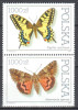 Poland 1991 - Butterflies - Mi 3343-44 - MNH (**) - Ongebruikt